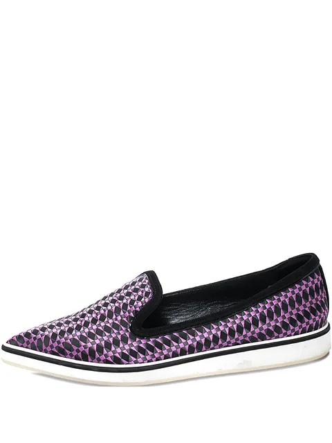 pre-owned Alona woven loafers