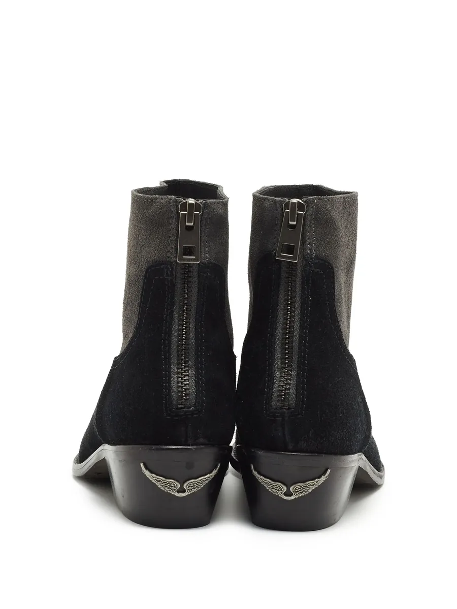 pre-owned 45mm panelled boots 5