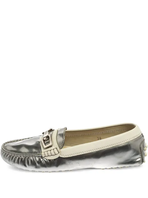leather ballet flats