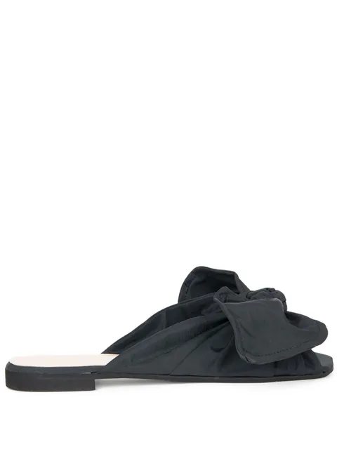 bow-detail sandals