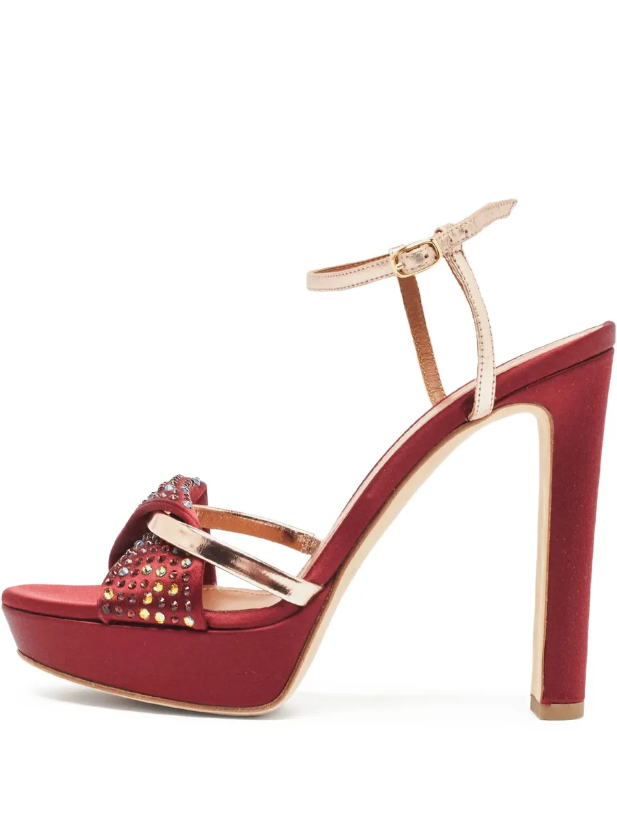 pre-owned 110mm Lauren platform sandals 1