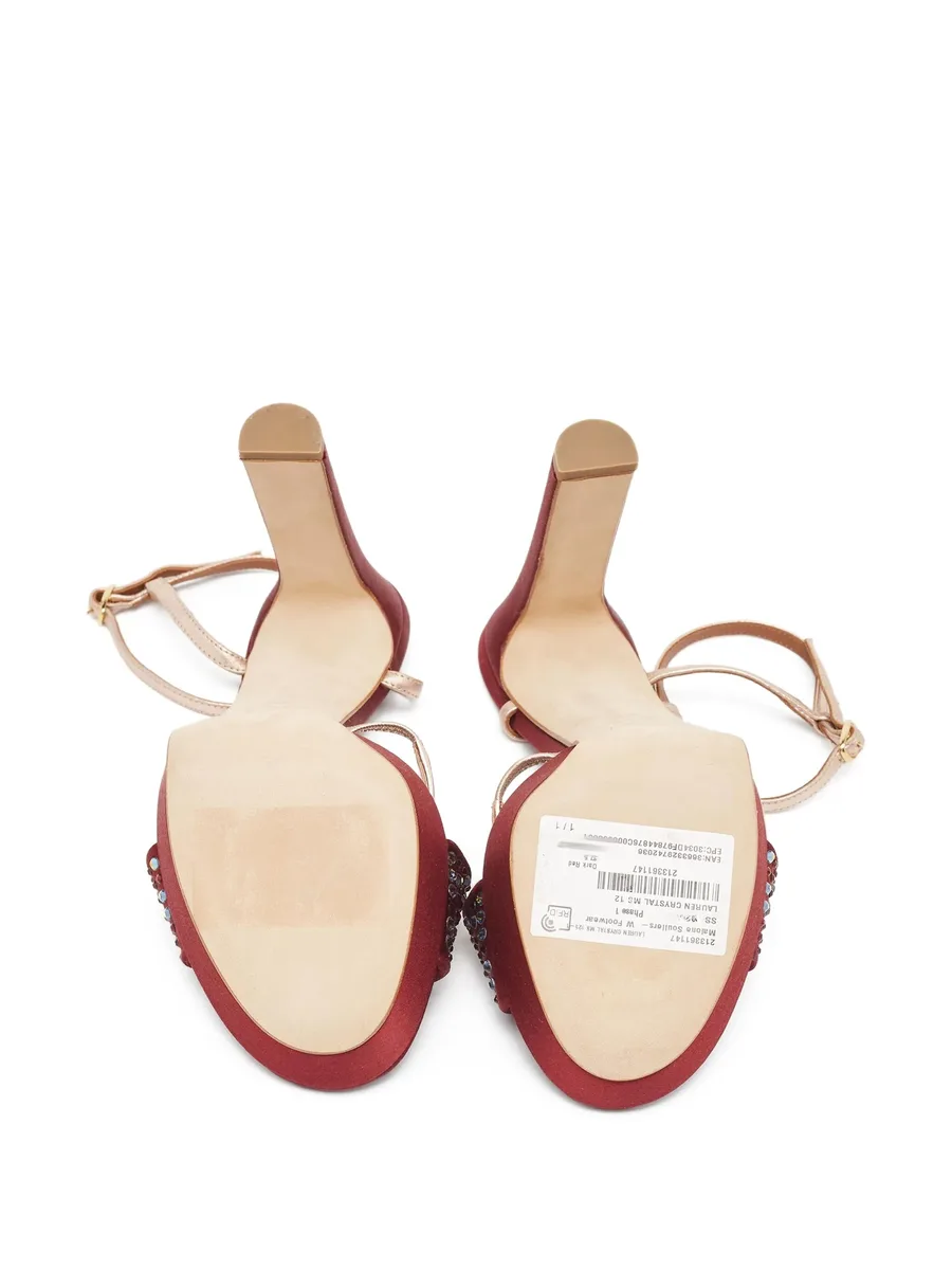 pre-owned 110mm Lauren platform sandals 10