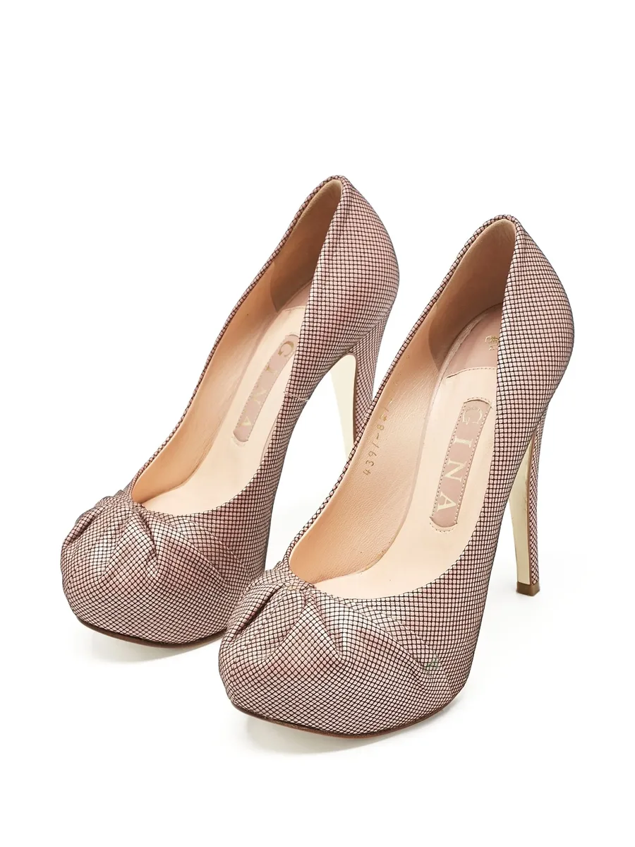 125mm knot-embellished heeled pumps 3