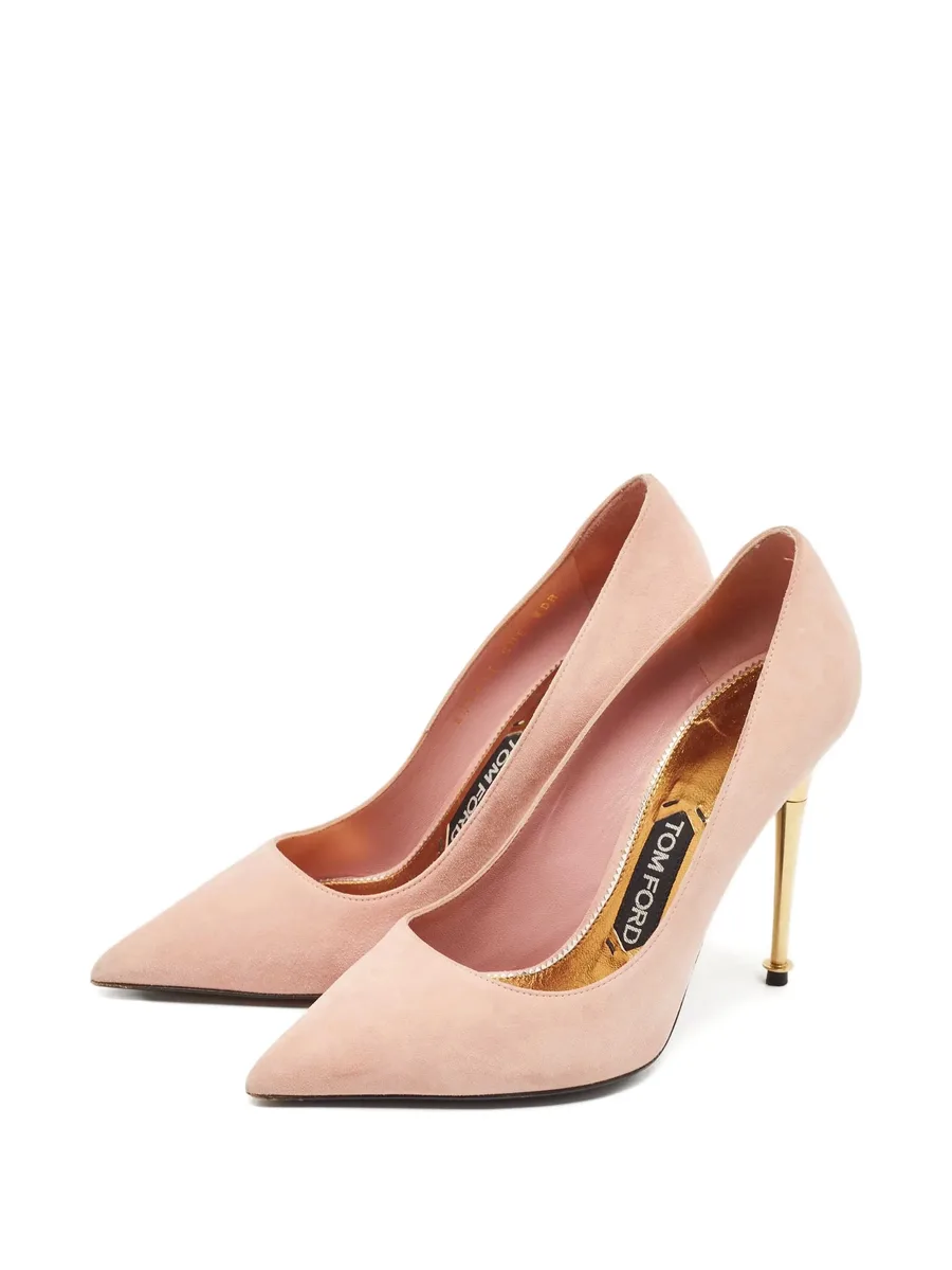 suede heeled pumps 4