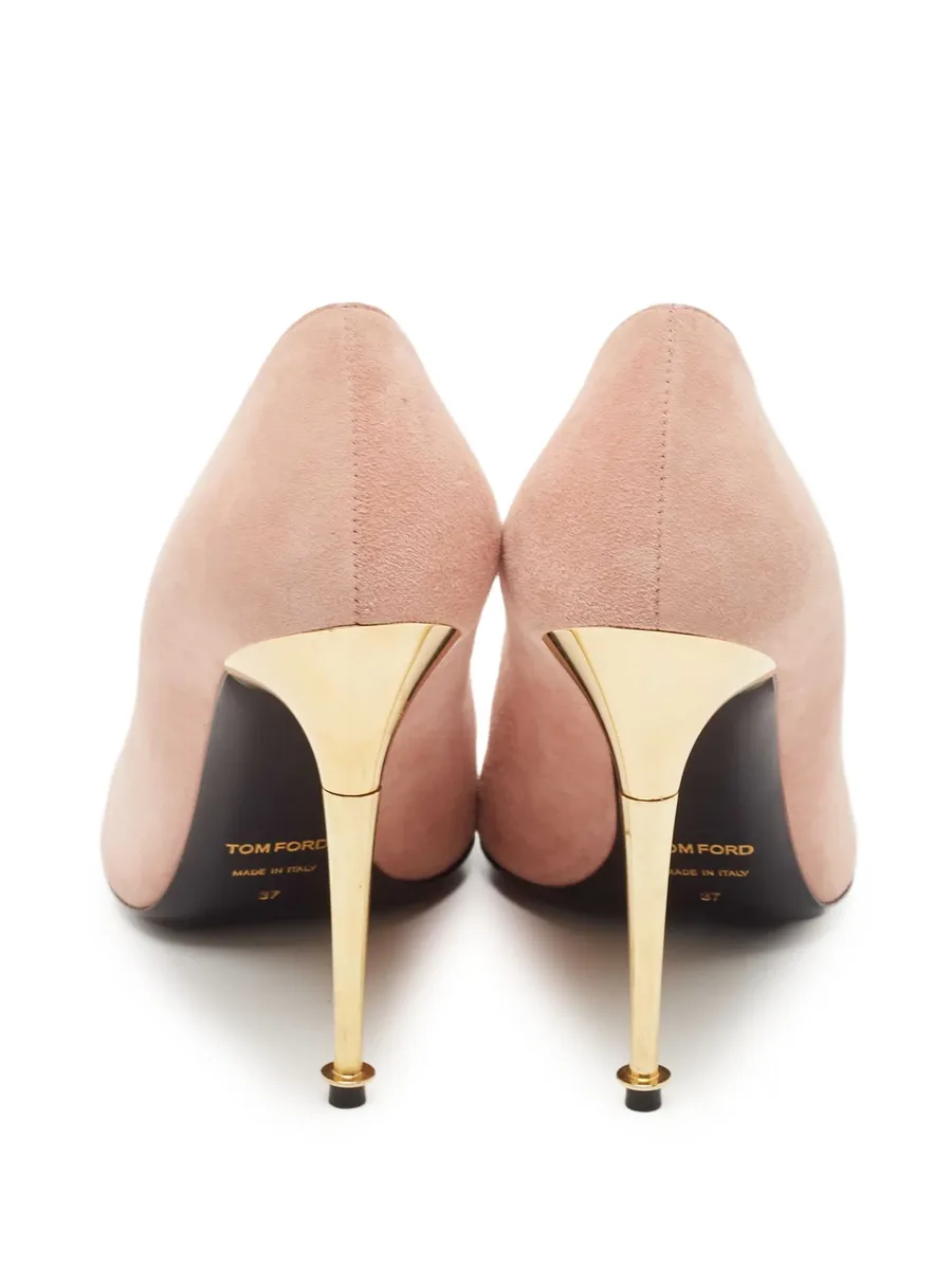 suede heeled pumps 8