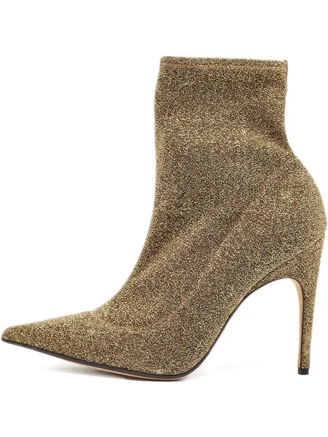 110mm glitter pointed boots