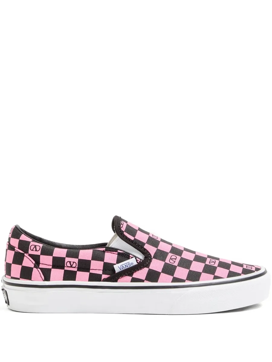 кеды в клетку с логотипом VLogo Signature из коллаборации с Vans 2