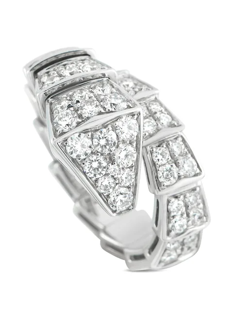Serpenti Viper diamond ring