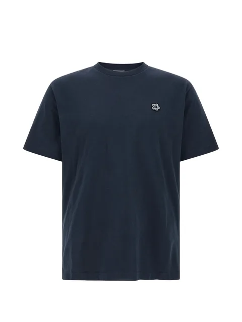 flower-patch T-shirt
