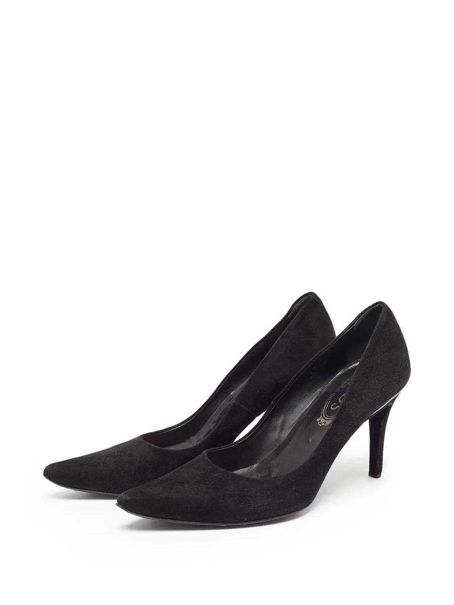 pre-owned 110mm pointed-toe pumps 4