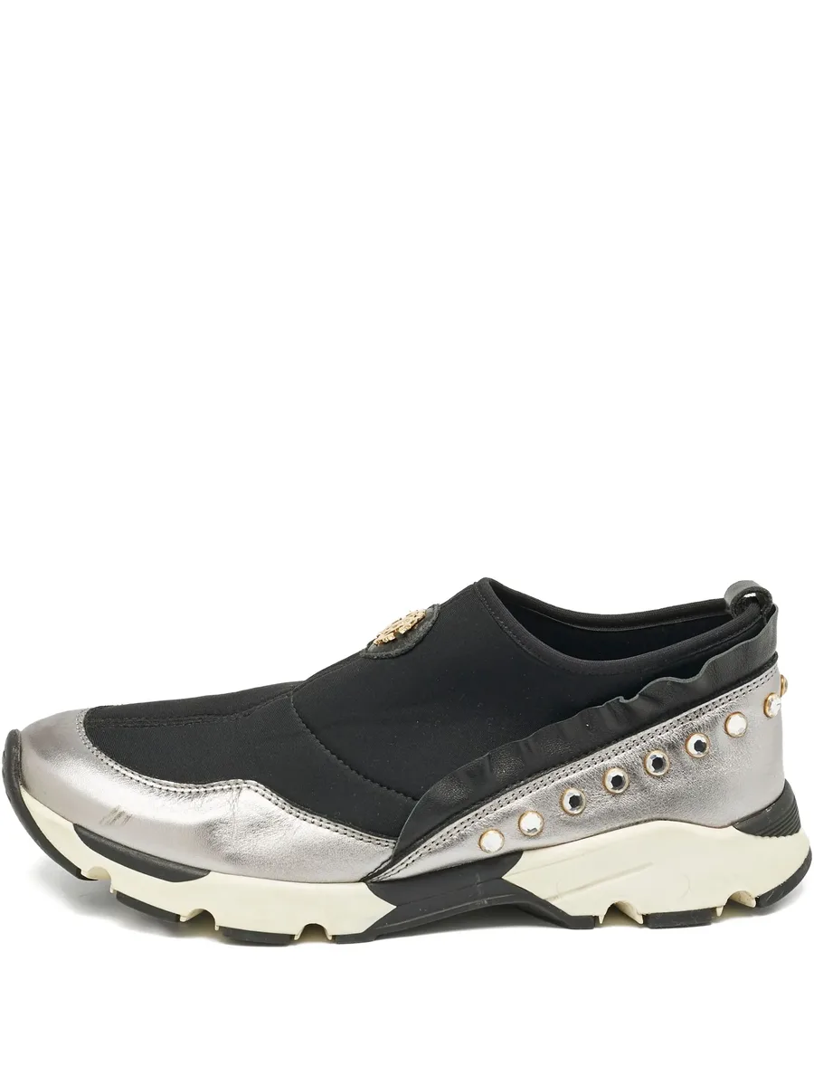 crystal-embellished low-top sneakers 2