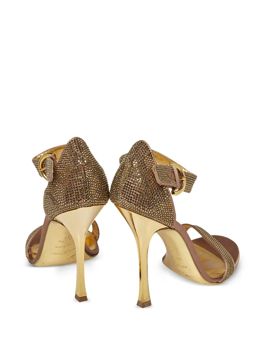 Pre-owned 110mm crystal-embellishment sandals 8
