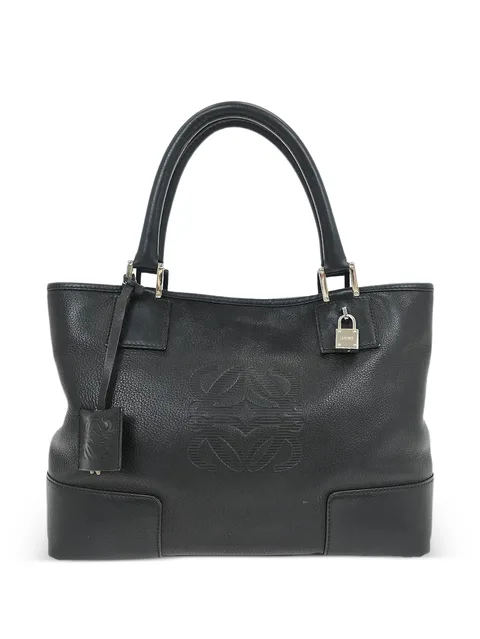 2007 30 Fusta embossed-logo tote bag