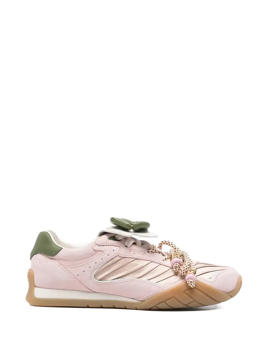 Wave Pulse flower-appliqué sneakers 1