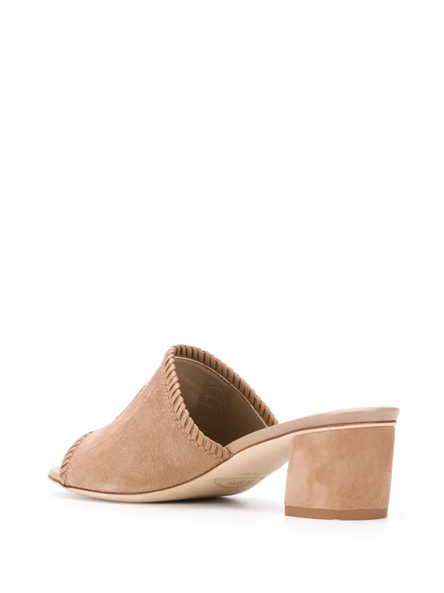 logo-embroidered sandals 6