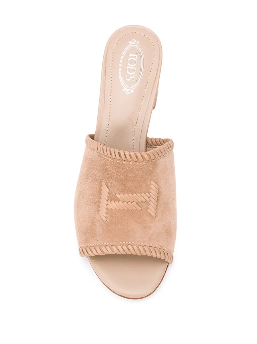 logo-embroidered sandals 8
