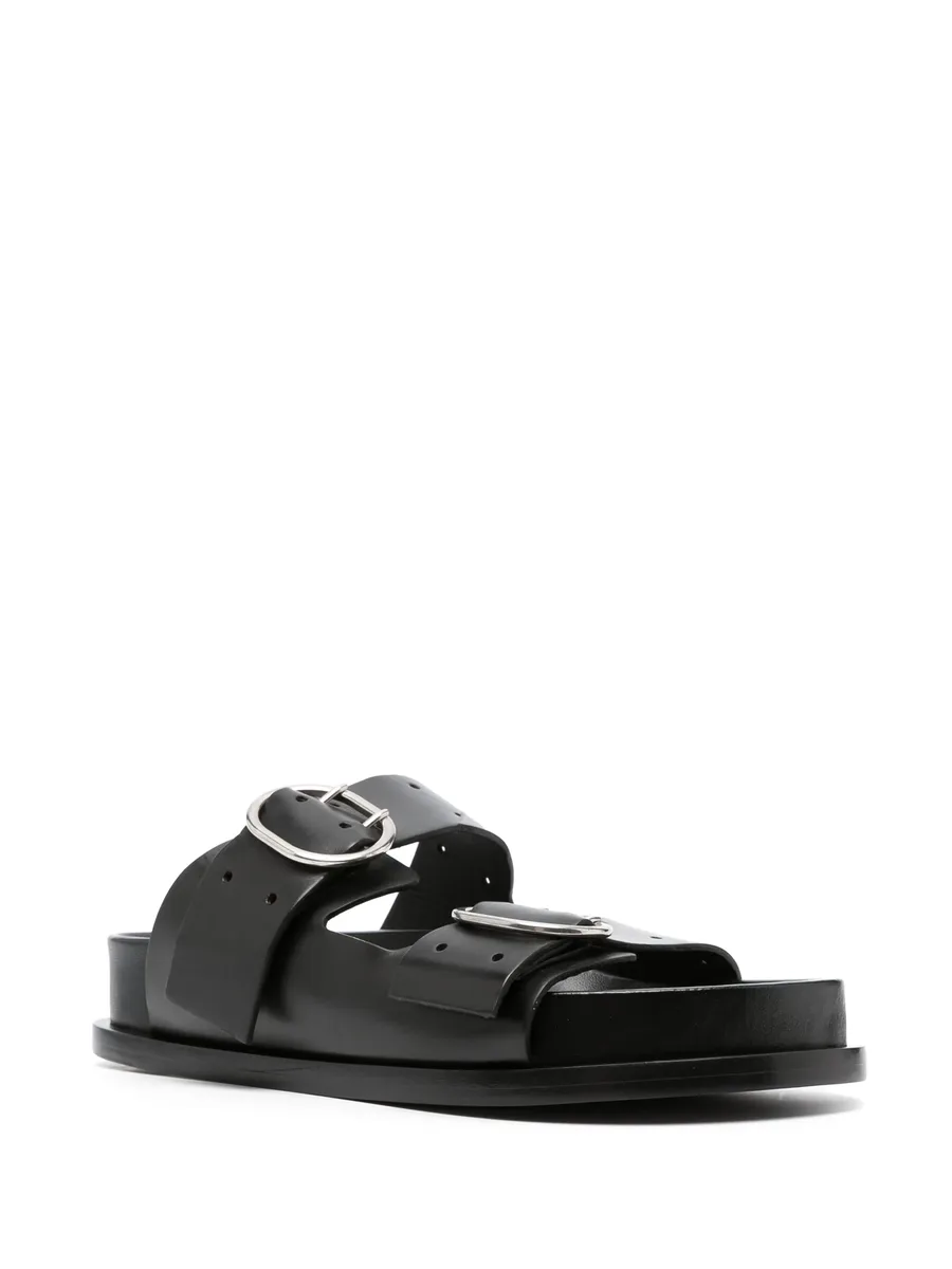 buckle-fastening flat sandals 4