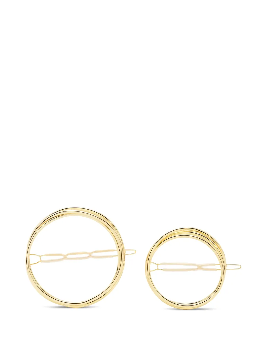 circular hair clips (set of two) 2