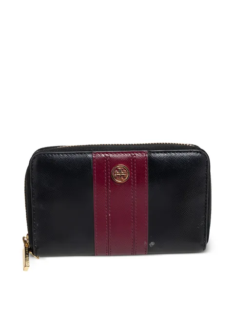 Ssaffiano leather zip-around wallet