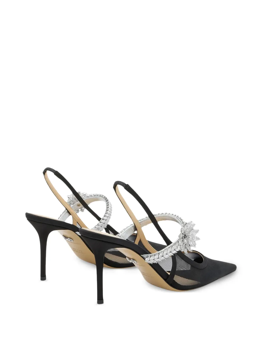 flower-embellished slingback pumps 6