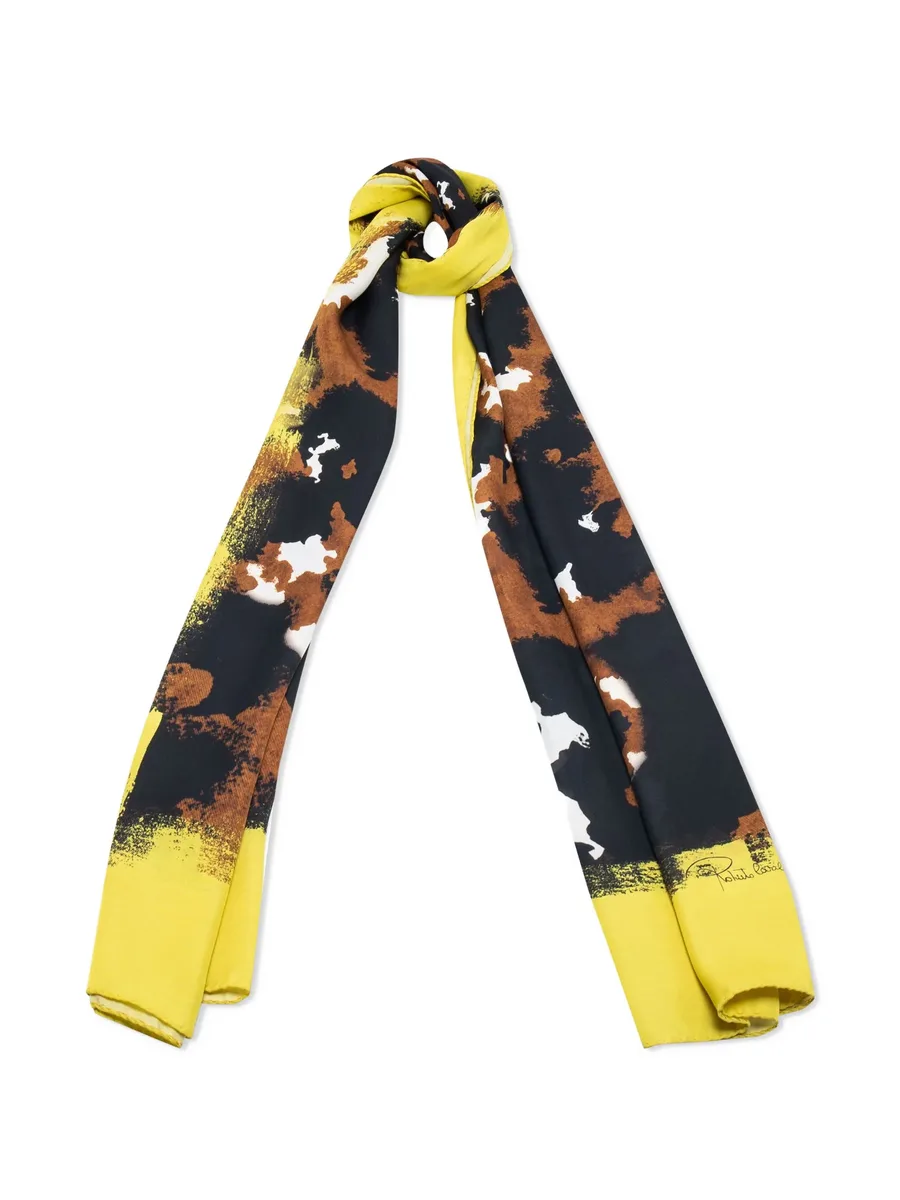 pre-owned abstract-print scarf 12