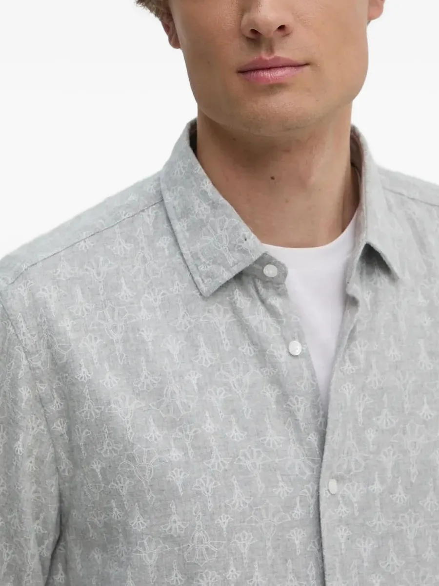 patterned long-sleeved shirt 5