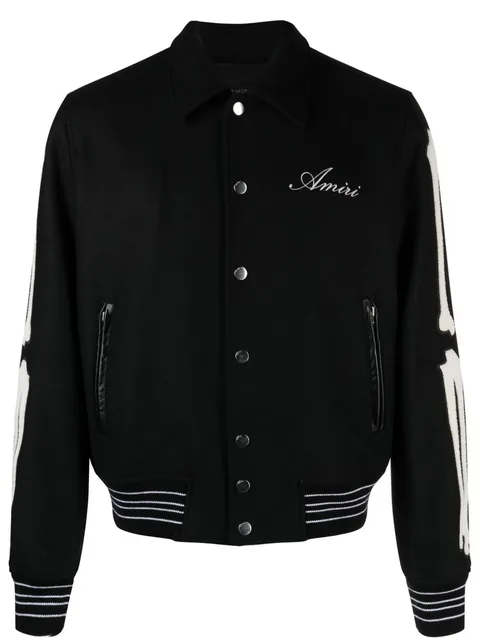 бомбер Bones Varsity с аппликацией