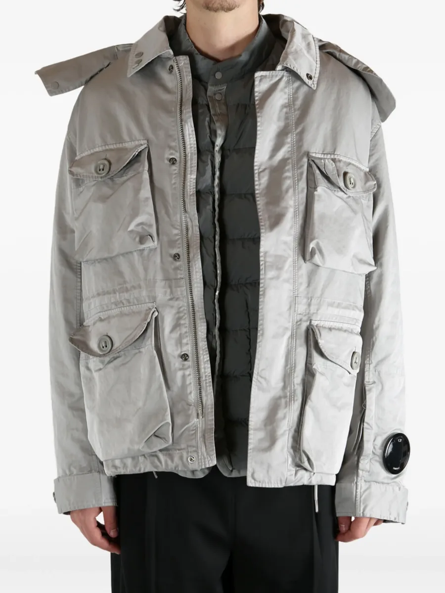 Micro Kei hooded multi-pocket jacket 6
