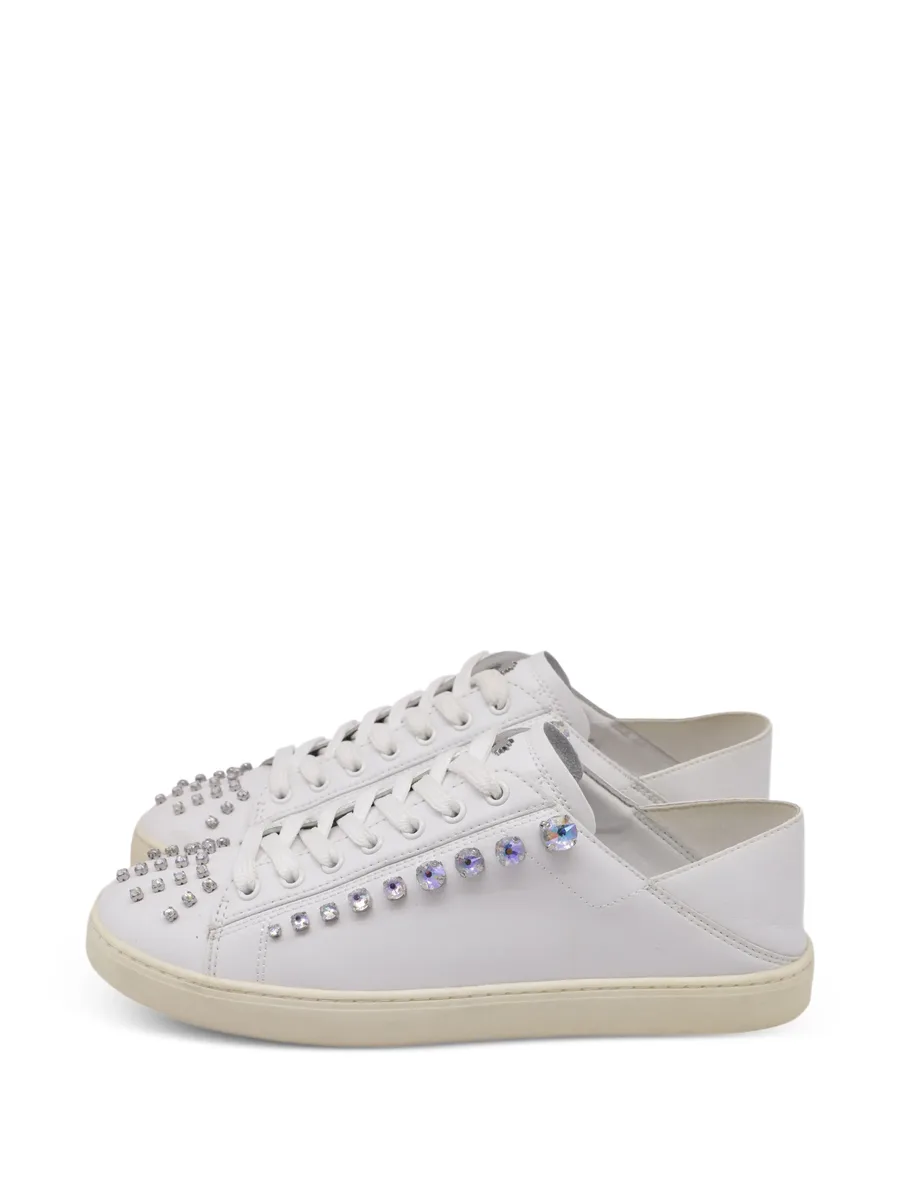 crystal-embellished low-top sneakers 12