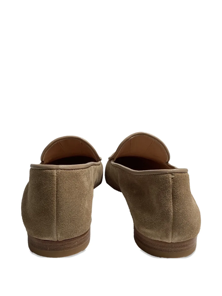 logo suede loafers 6