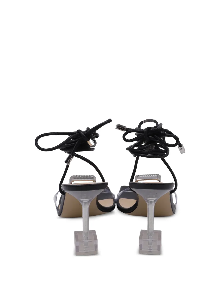crystal-embellished leather heeled sandals 6