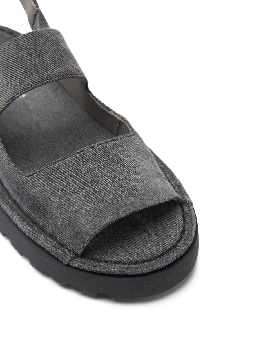 Sanpomice denim slingback sandals 9