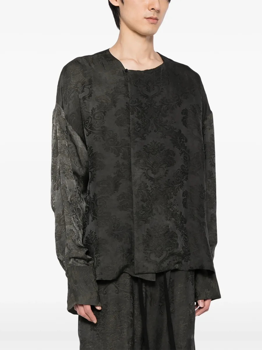 patterned-jacquard shirt 6