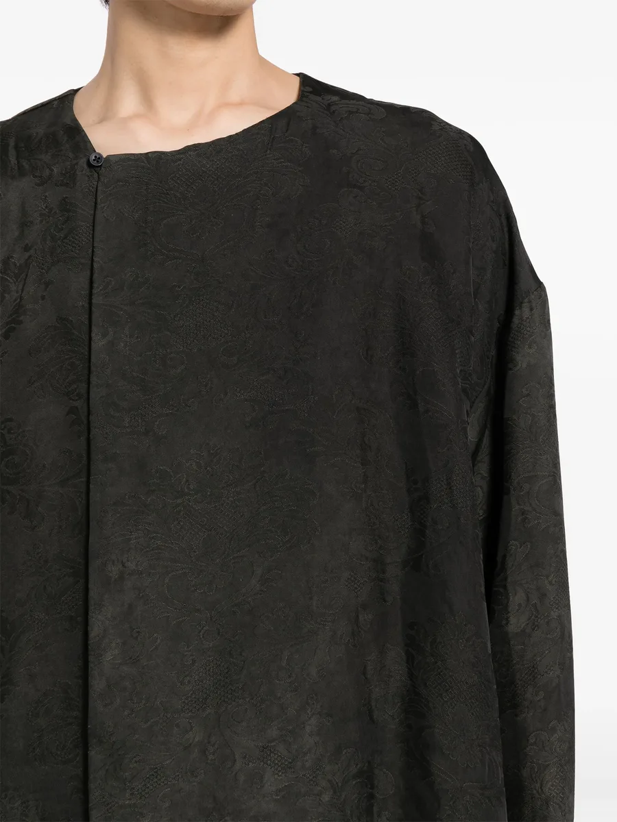 patterned-jacquard shirt 9
