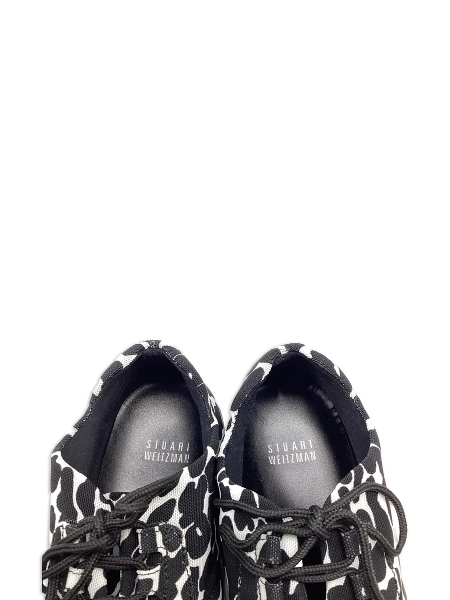 Animal-print canvas sneakers 6