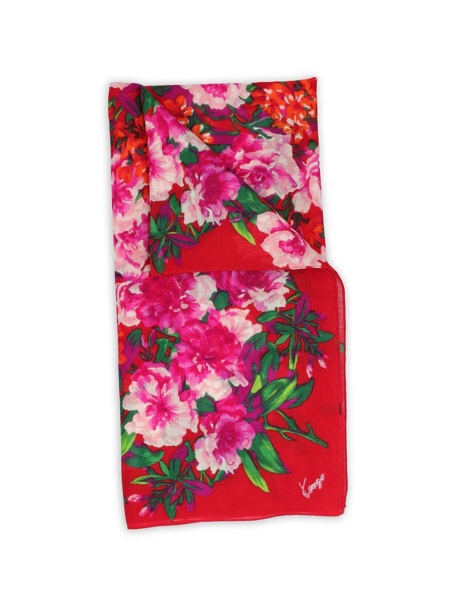 floral-print scarf 1