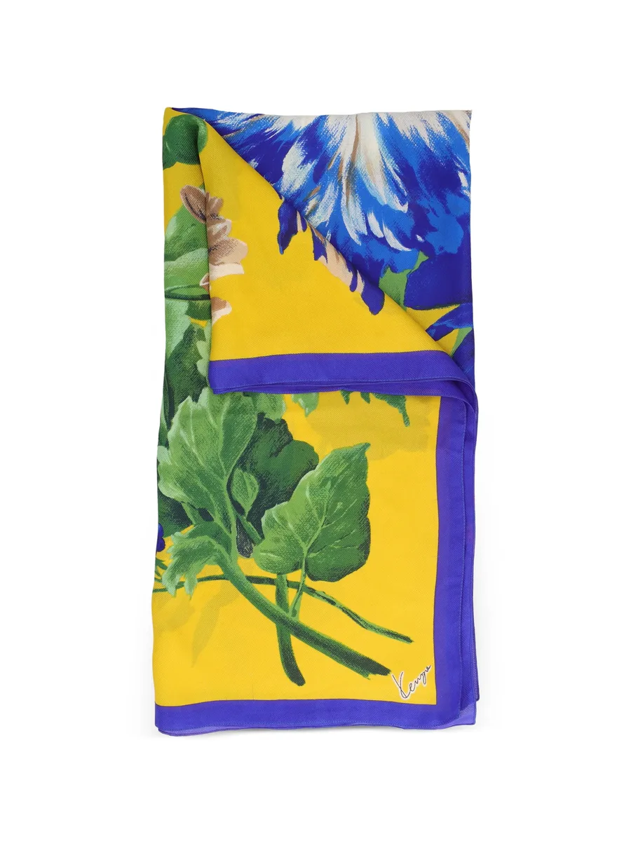 floral-print scarf 4