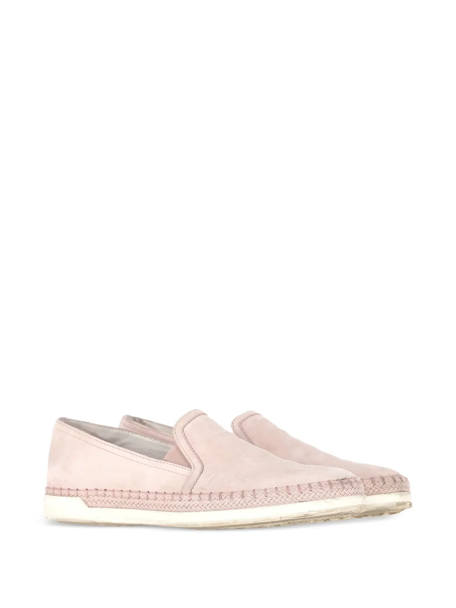 slip-on suede trainers 4
