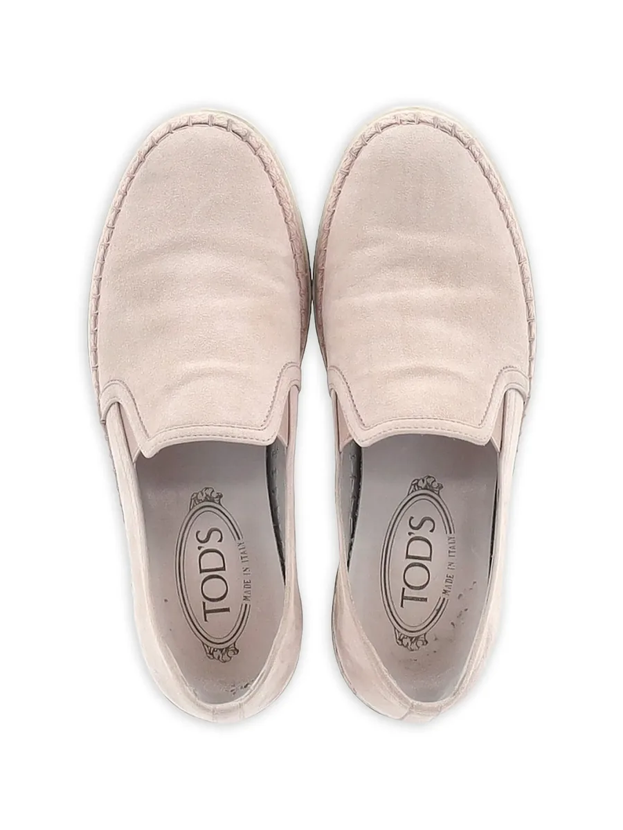 slip-on suede trainers 6