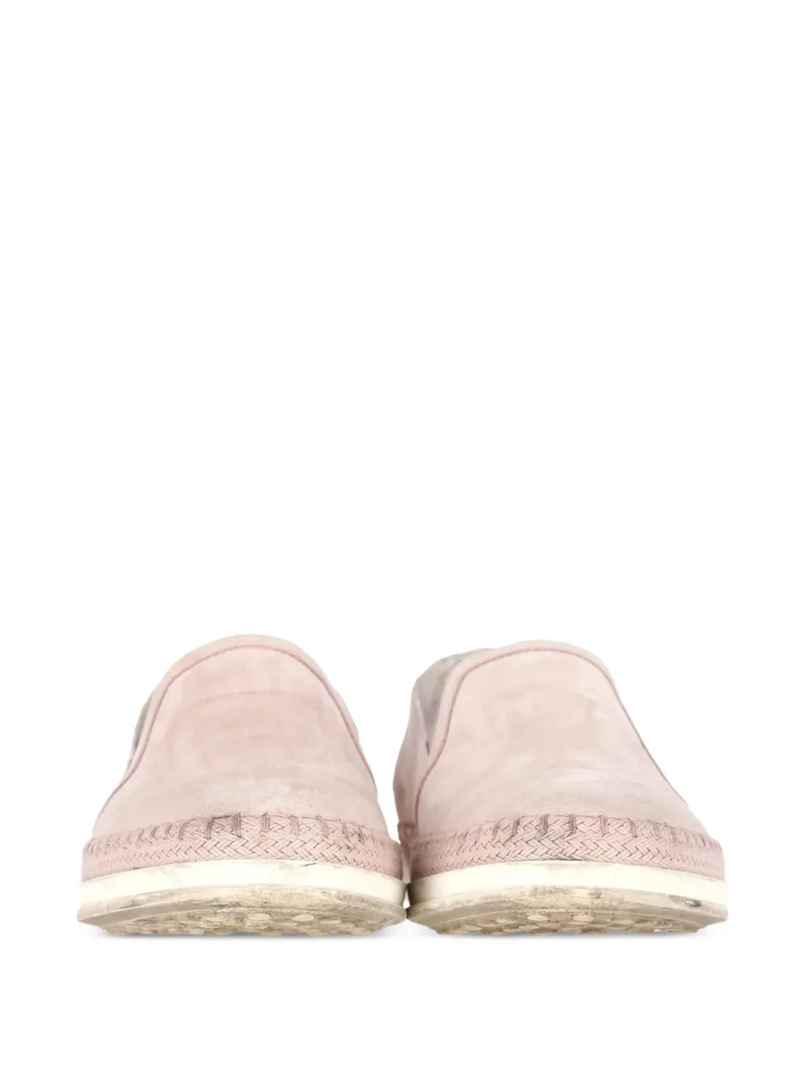 slip-on suede trainers 10