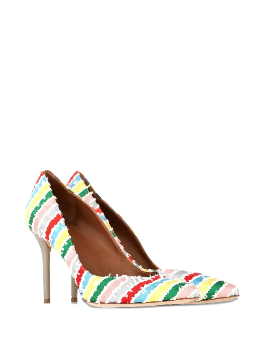 Brenda striped pointed pumps 4