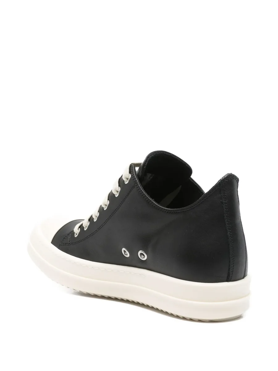 leather lace-up sneakers 5