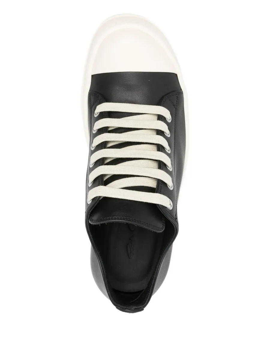 leather lace-up sneakers 8