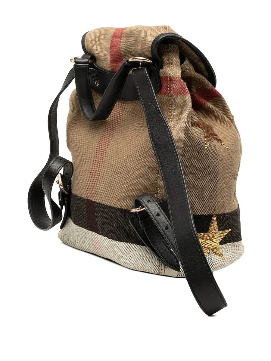 2000-2017 Mega Check Canvas Star Sequin backpack 6