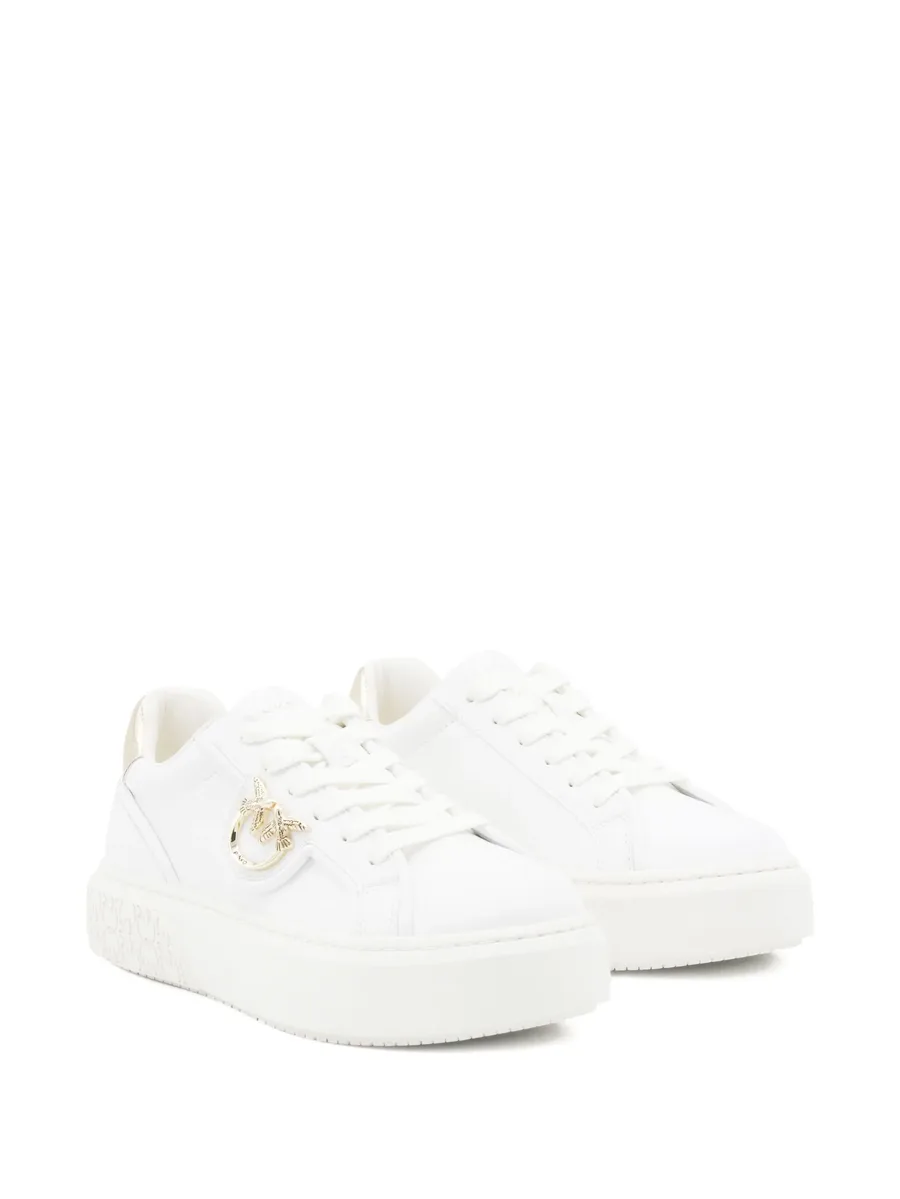 metallic-detail bird-embellishment sneakers 4