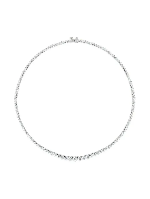 Riviera diamond tennis necklace
