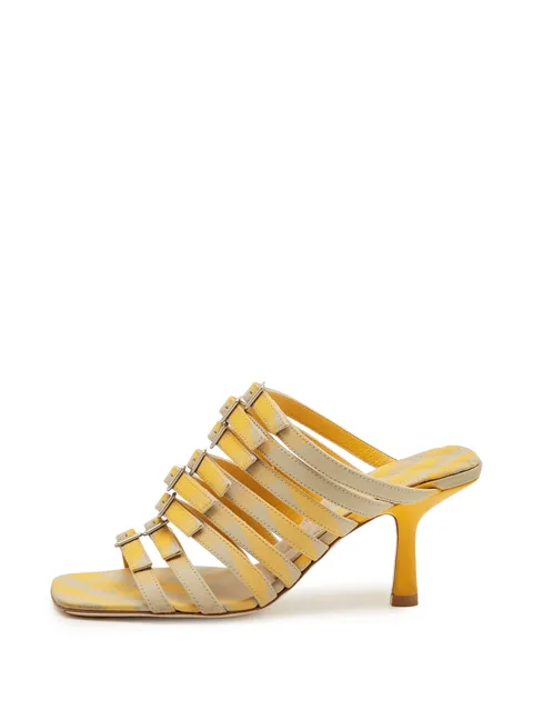 Hunter Check buckled sandals