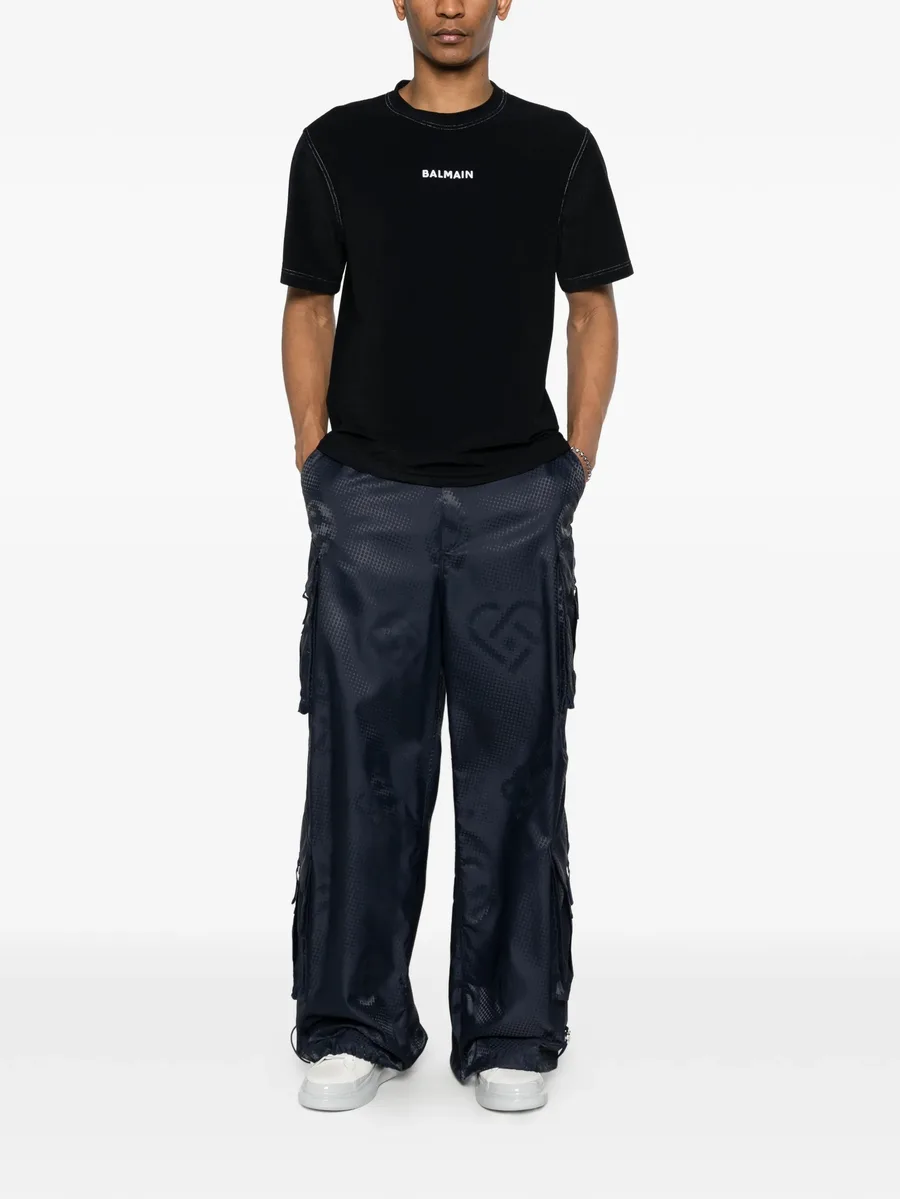 logo-embroidered T-shirt 3