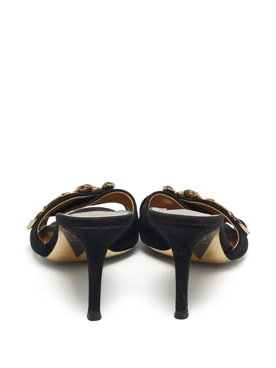 crystal-embellished Medusa sandals 8