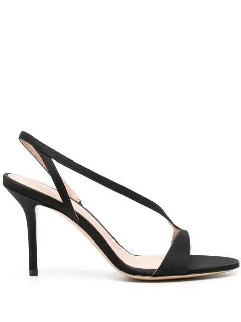 Paula 85mm satin sandals